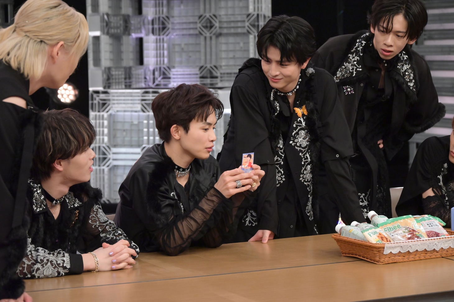 コラボCMの撮影の様子。