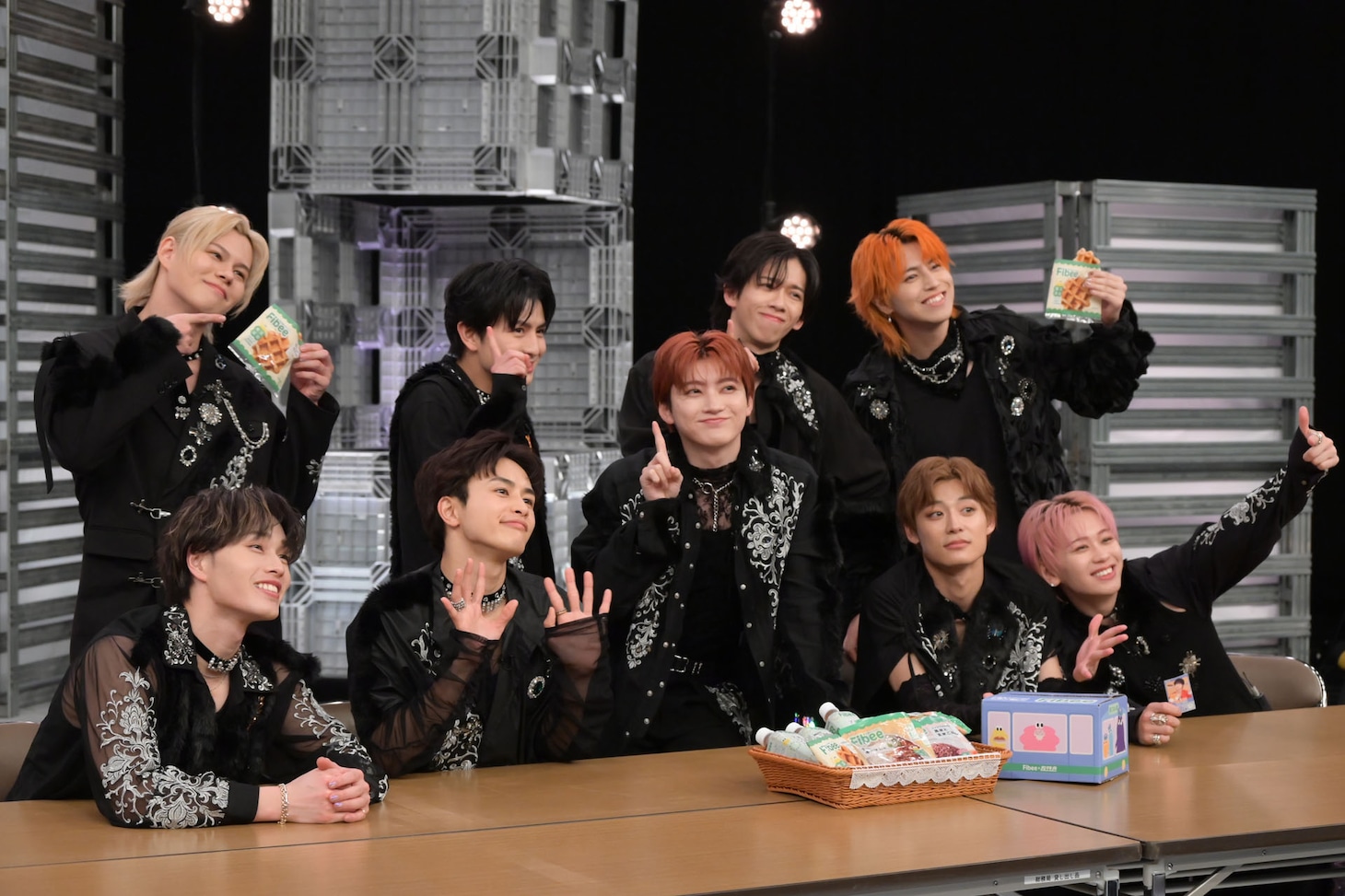 コラボCMの撮影の様子。