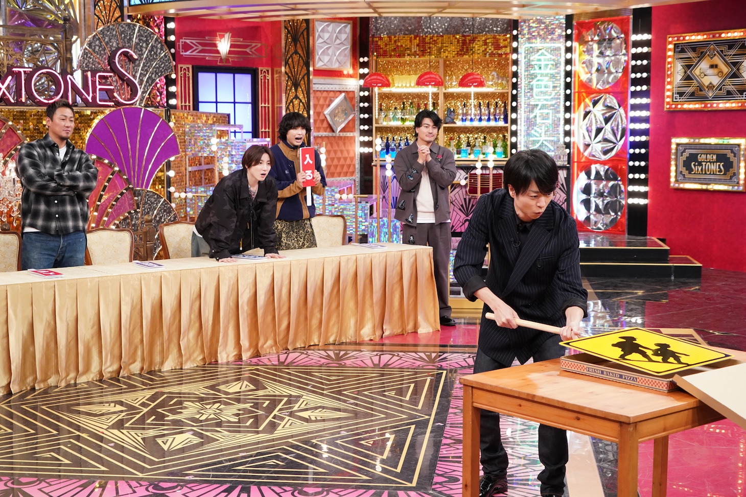 「Golden SixTONES」 2月1日放送回より。©︎日本テレビ