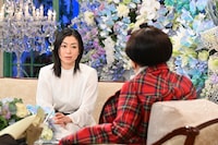 宇多田ヒカルと黒柳徹子。