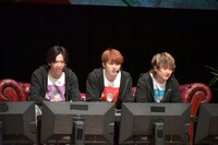 「ソニックレーシング クロスワールド」対決の様子。