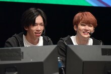 リョウガ（超特急）とユーキ（超特急）。