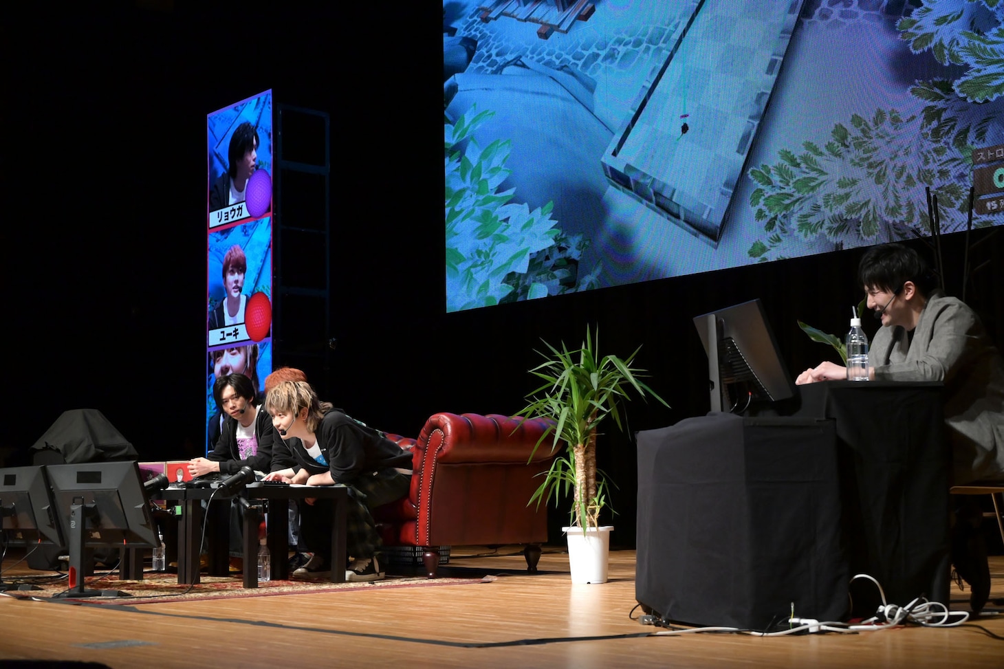 「Golf It!」対決の様子。