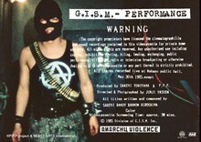 G.I.S.M.「Performance」ビジュアル