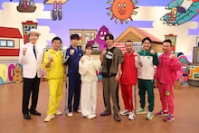「火曜は全力！華大さんと千鳥くん」出演者。©︎カンテレ