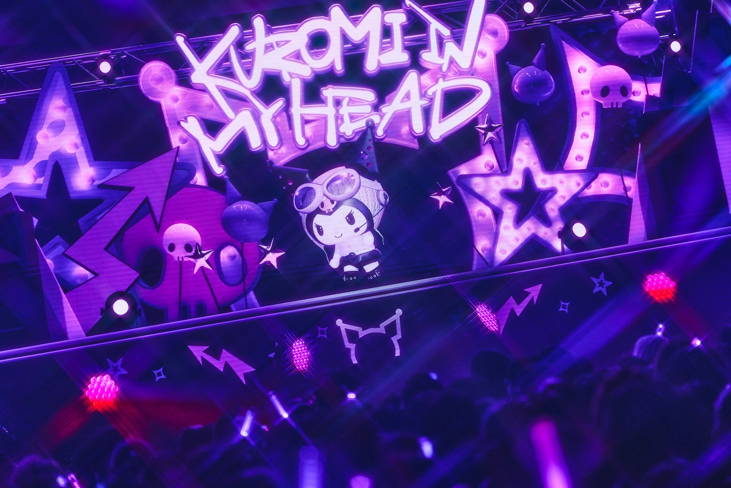 「KUROMI 東名阪Zepp TOUR 2026『KUROMI IN MY HEAD』」東京・Zepp DiverCity（TOKYO）公演の様子。©’26 SANRIO　著作（株）サンリオ