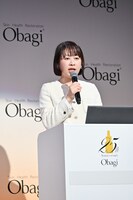 オバジのブランドマネージャー藤井朋子氏。