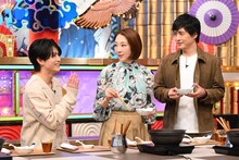 左から柏木悠（超特急）、紅ゆずる、中村俊介。©︎読売テレビ