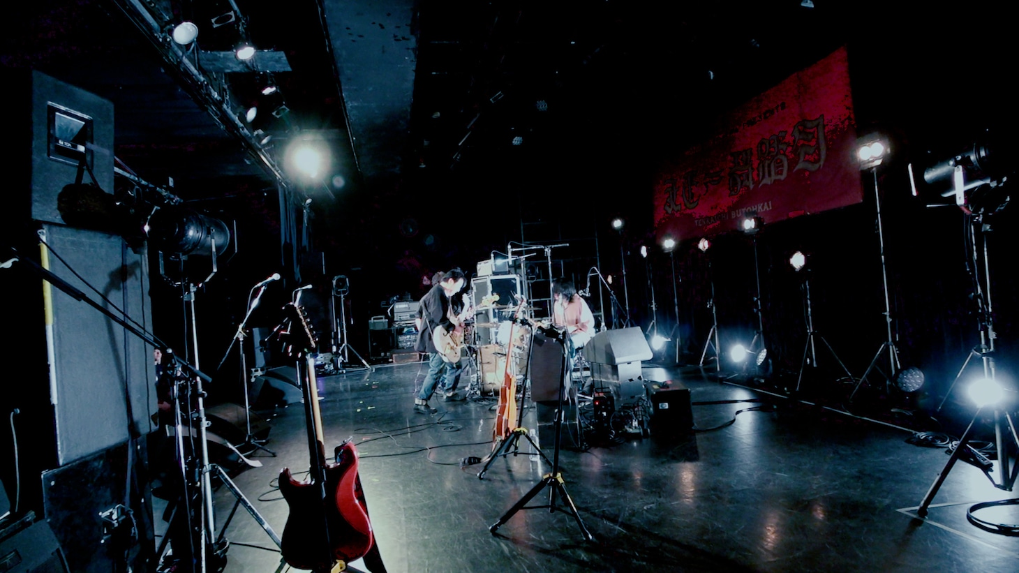 サニーデイ・サービスのステージの様子。（撮影：元）