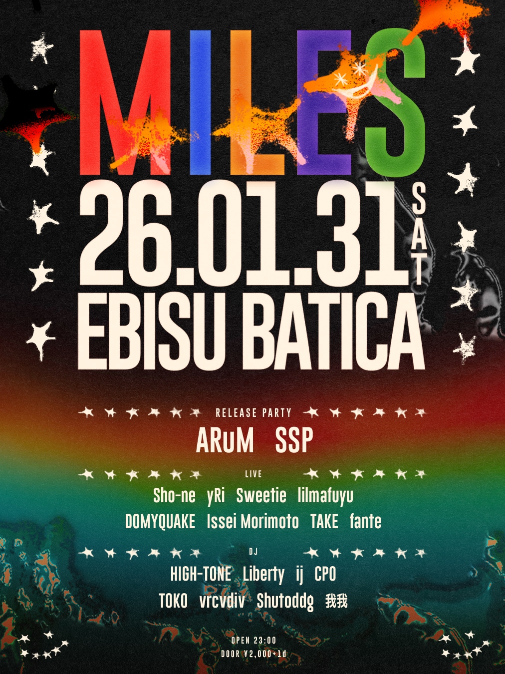 「MILES」フライヤー