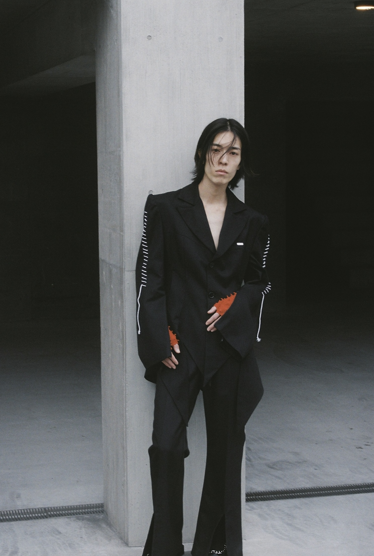 離婚伝説・松田歩、MIKAGE SHINのルックモデルに「音楽やファッションと共に幸せな人生を」