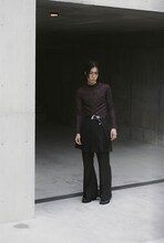 「MIKAGE SHIN」26AWコレクションのルックモデルに起用された松田歩（離婚伝説）。