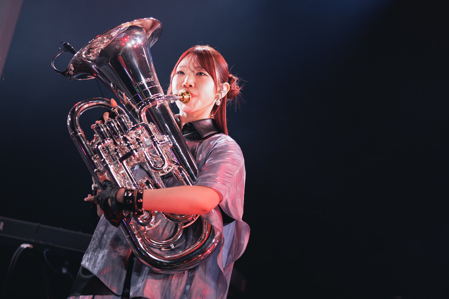 聖奈（Euph, Bass Tp / CiON）（撮影：ヨシモリユウナ）