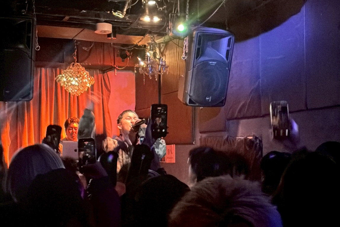 Lillieのライブの様子。