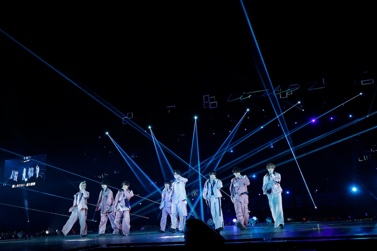 「We're timelesz LIVE TOUR 2025-2026 episode 1 FAM DOME」東京・東京ドーム公演の様子。