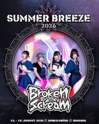 Broken By The Scream「Summer Breeze Festival」出演告知ビジュアル