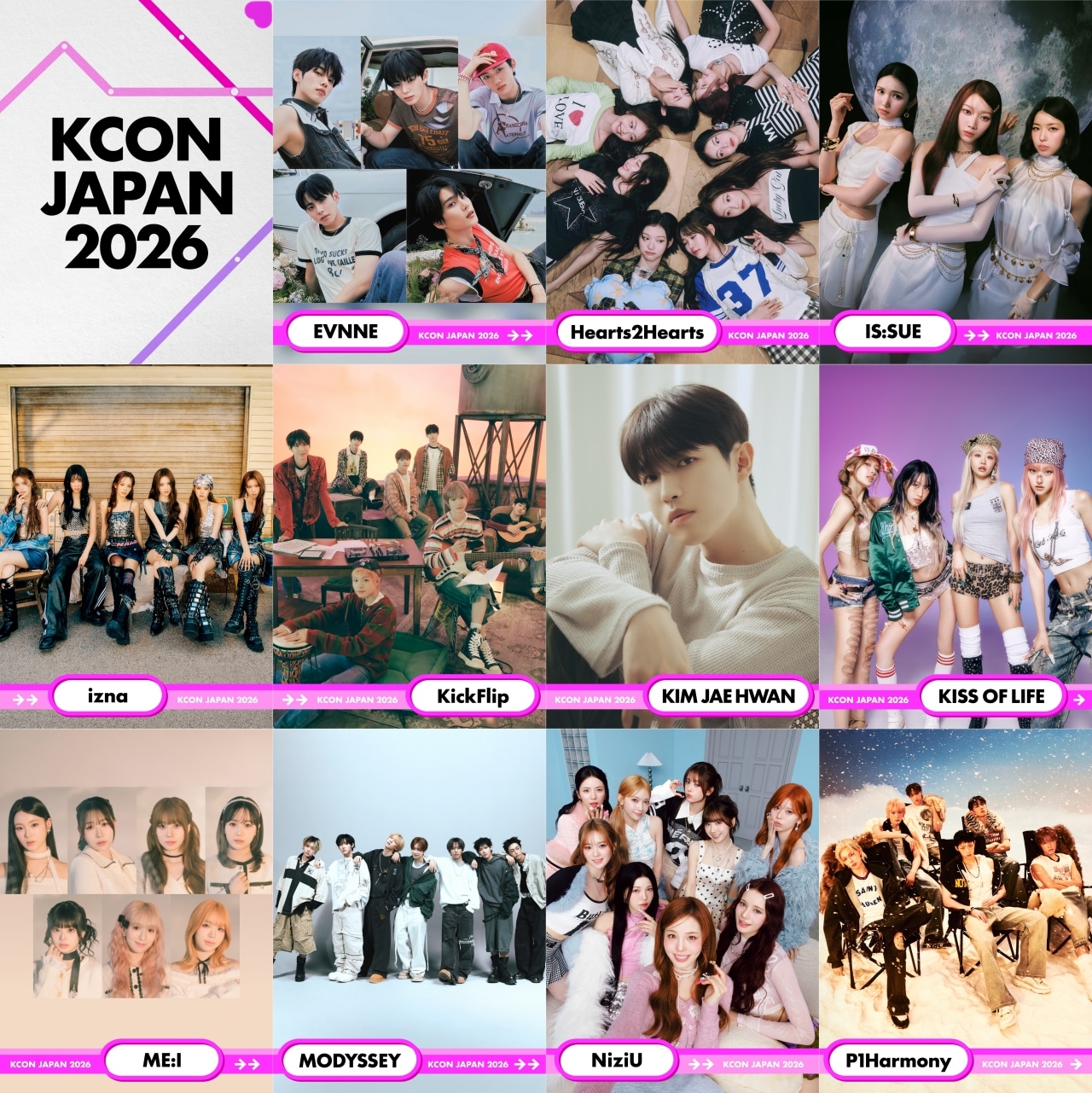 「KCON JAPAN 2026」第2弾ラインナップ