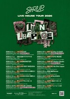 「SIRUP LIVE HOUSE TOUR 2026 "TURN THE PAGE"」フライヤー