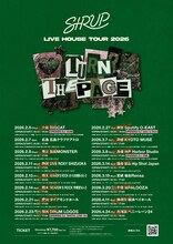 「SIRUP LIVE HOUSE TOUR 2026 "TURN THE PAGE"」フライヤー