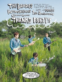 THE BAWDIESがフリーライブ、HOT DOG RECORDS設立1周年の感謝込めて