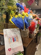 ポップアップイベント「おはな、はんぶんこ。× SWEET STEADY」が実施された東京・Hibiya-Kadan Style 新宿サブナード店の様子。