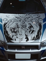 ONE OR EIGHTのラッピングカー。