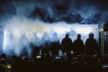 ONE OR EIGHTサプライズライブの様子。