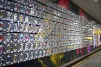 「開花宣言」ピールオフ広告