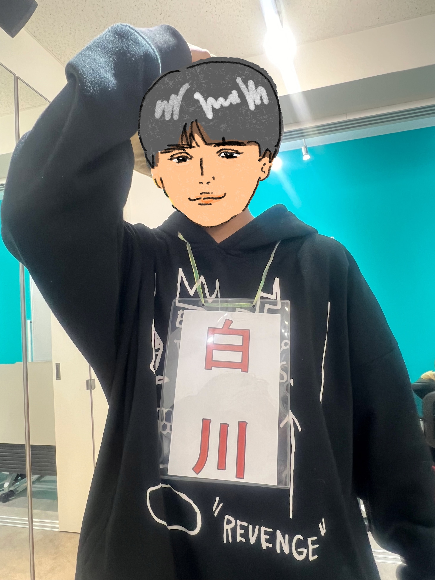 レコ大のカメリハで純烈・白川裕二郎さんの代役を務めた寅二朗くん。