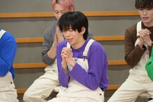 順位発表を待つリョウガ。