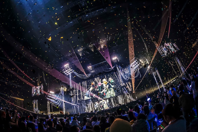 「XG WORLD TOUR: THE CORE」Kアリーナ横浜公演の様子。