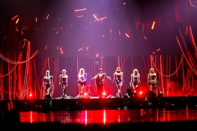 「XG WORLD TOUR: THE CORE」Kアリーナ横浜公演の様子。