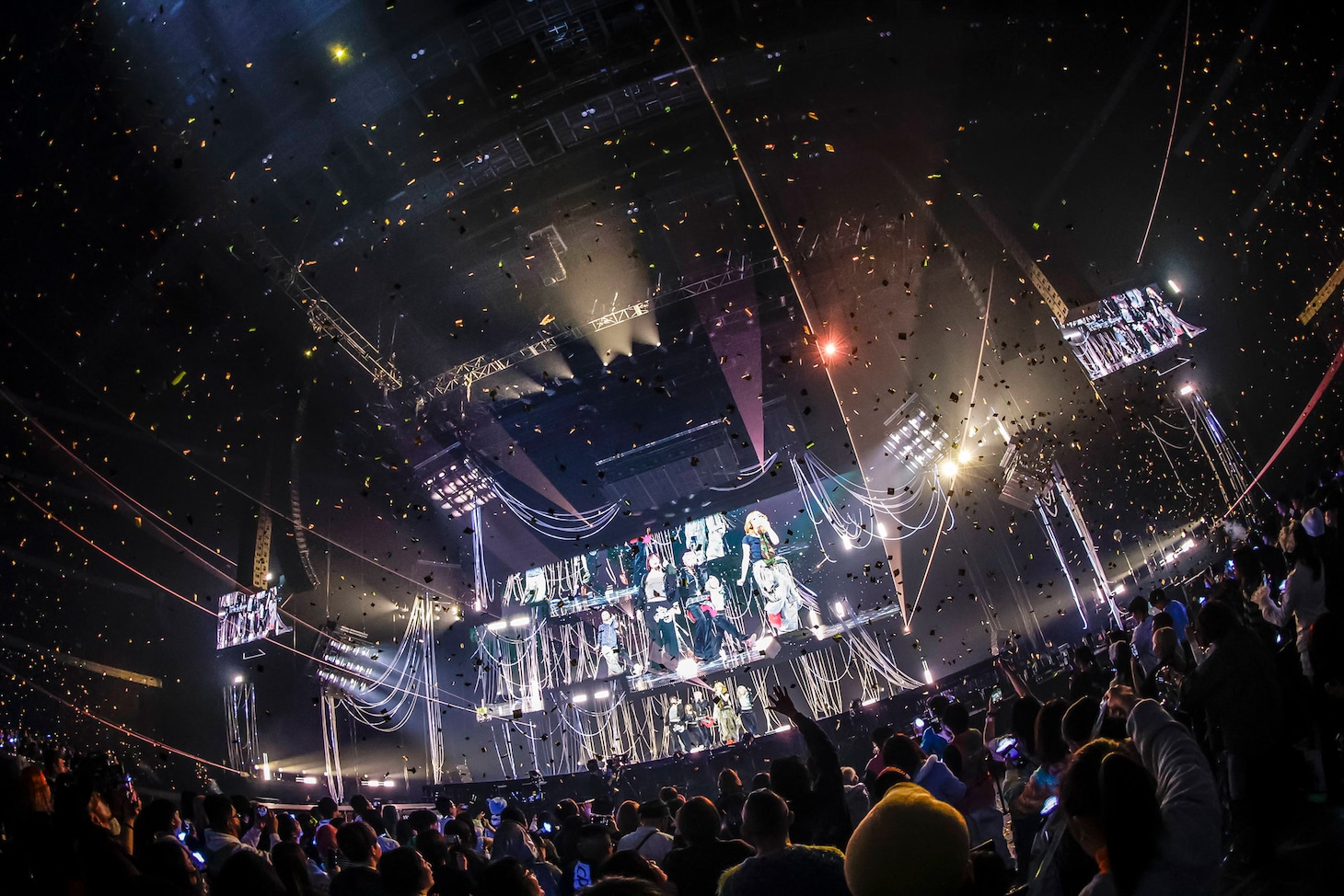 「XG WORLD TOUR: THE CORE」Kアリーナ横浜公演の様子。