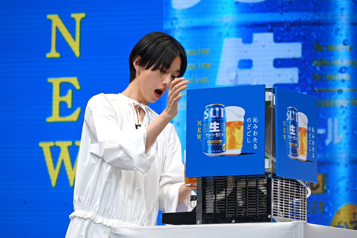 斉藤和義「移動させた甲斐がありましたね」河合優実お手製のおつまみとサントリー生ビールを堪能