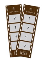 フィルム風クリアブックマーカー