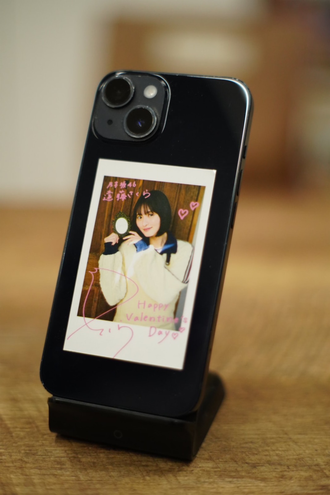 付録のチェキ風シール。