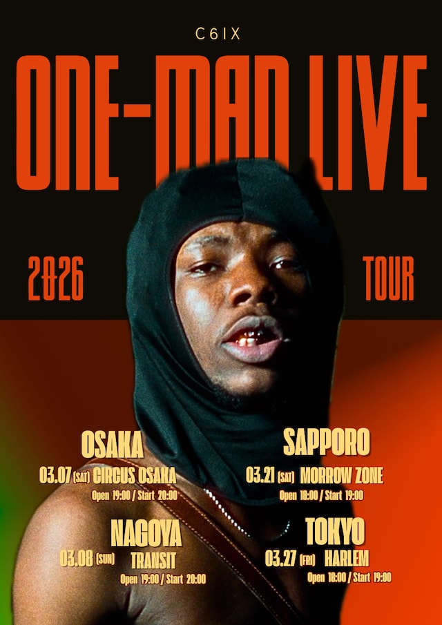 「C6ix One-Man Live TOUR」フライヤー
