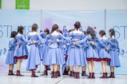 STU48「好きすぎて泣く」リリース記念イベントの様子。