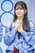 13thシングル「好きすぎて泣く」で初選抜入りを果たした3期生の新井梨杏。