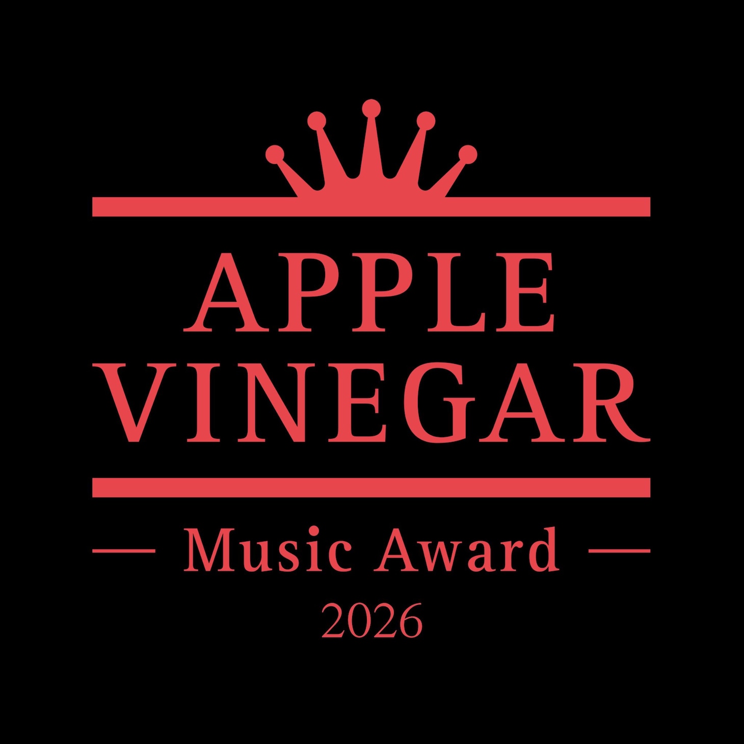 「APPLE VINEGAR -Music Award- 2026」ロゴ