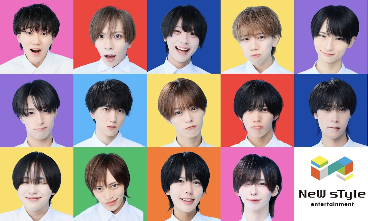 NeW sTyle entertainment所属メンズアイドルの合同ビジュアル。