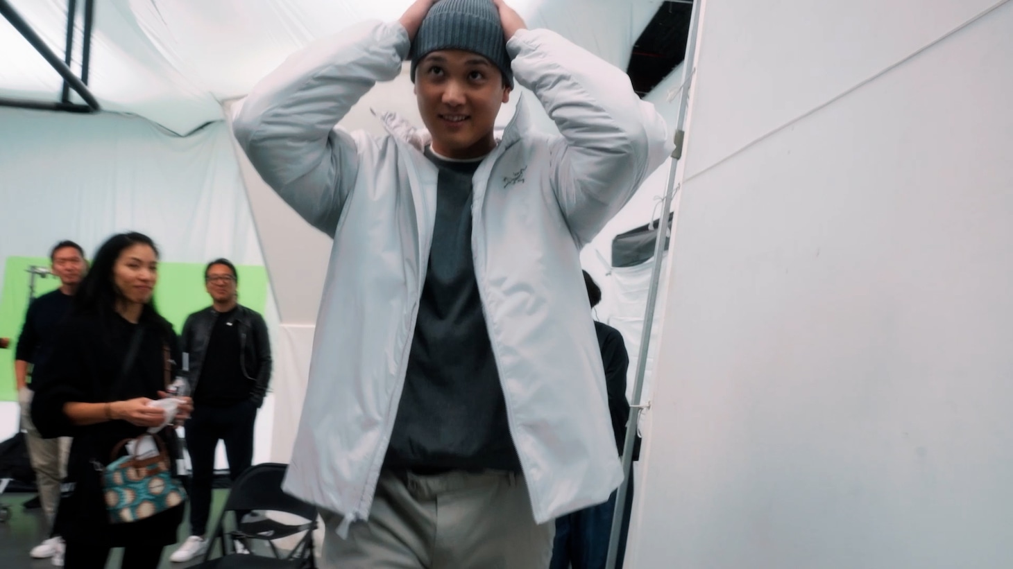 DUNLOPシンクロウェザー新CMメイキング映像より。