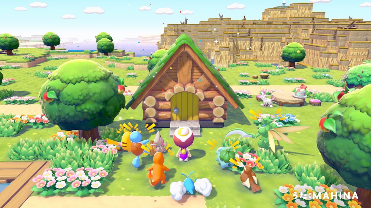 「ぽこ あ ポケモン」のテレビCM「『ぽこポケ』のうた篇」より。