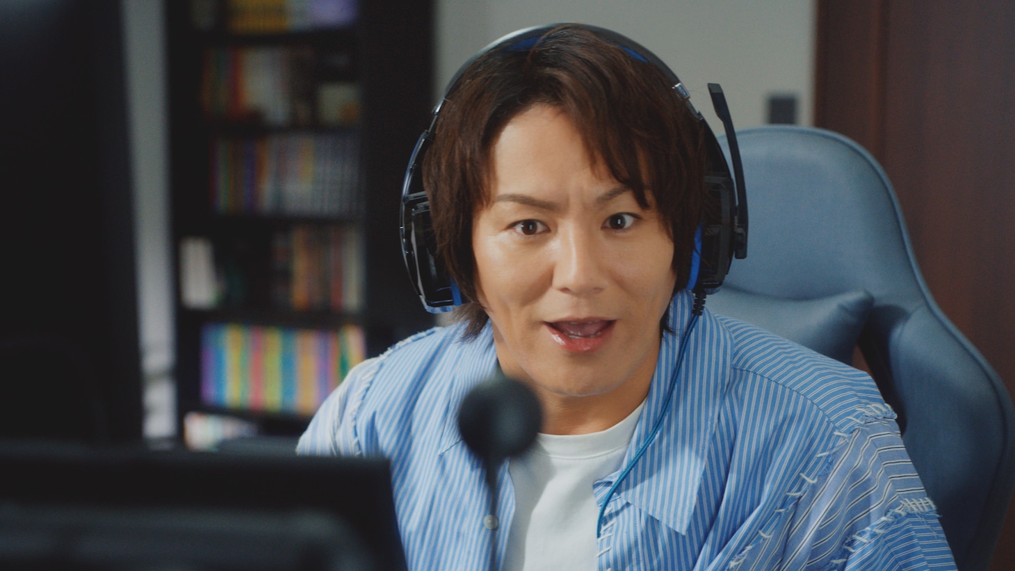 「ぽこ あ ポケモン」のテレビCM「松村さん『ぽこポケ』デビュー、狩野さんの街へ篇」より。