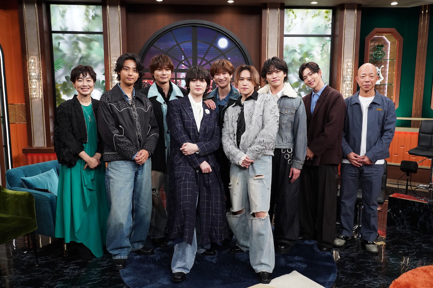 「with MUSIC」初登場のKis-My-Ft2。©︎日本テレビ