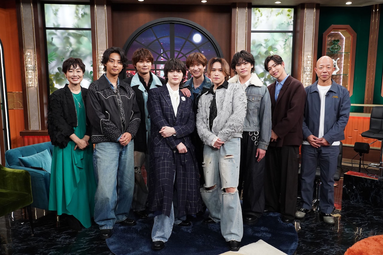 「with MUSIC」初登場のKis-My-Ft2。©︎日本テレビ