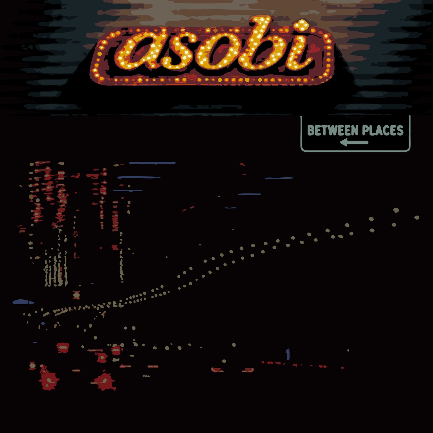 asobi「BETWEEN PLACES」ジャケット