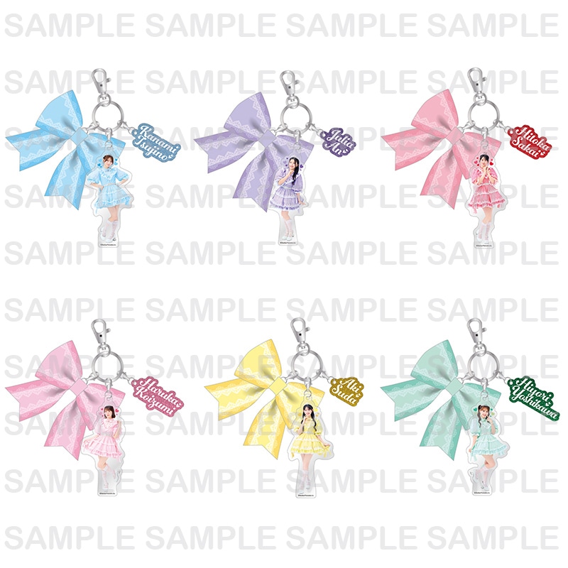 超ときめき♡宣伝部「@Loppi・HMV受注生産限定グッズ第2弾」の3連キーチャーム。