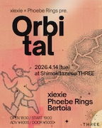 「xiexie × Phoebe Rings Pre. “Orbital”」告知ビジュアル