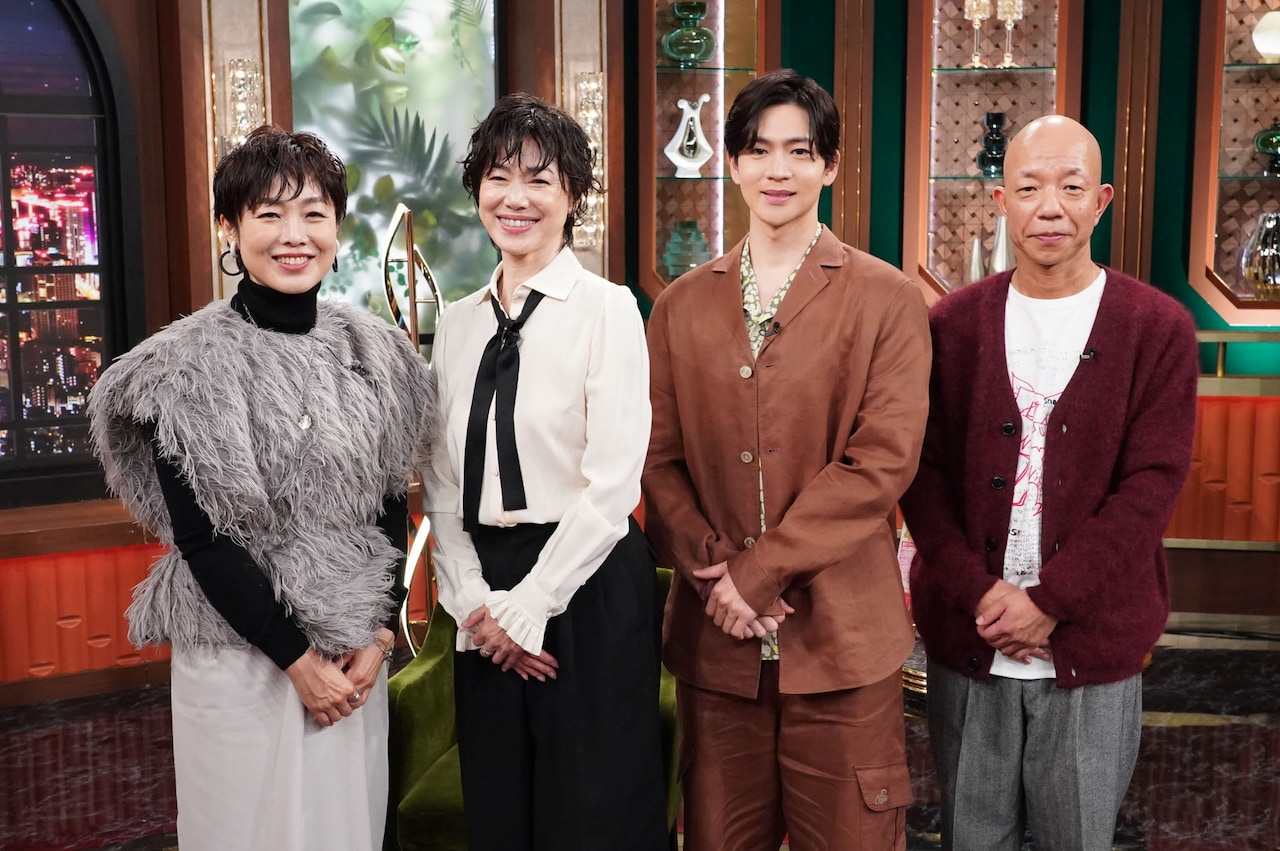 左から有働由美子、今井美樹、松下洸平、小峠英二。©︎日本テレビ